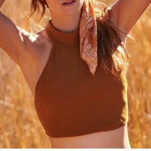 Fp movement high neck halter sports bra preloved EUC